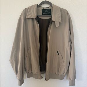 Weatherproof Men's Tan Golf Jacket size Large